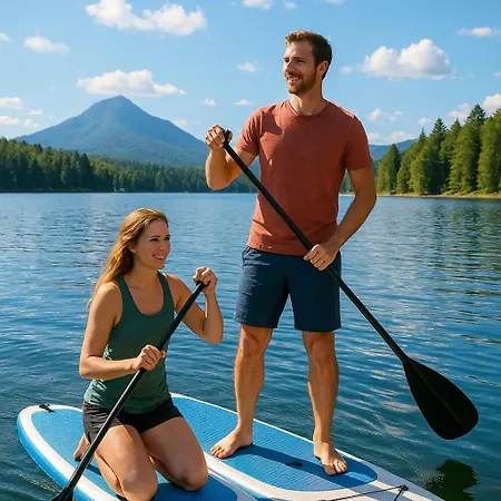 Riverlake House - Frente Ao E Com Jardim Сasa de vacaciones